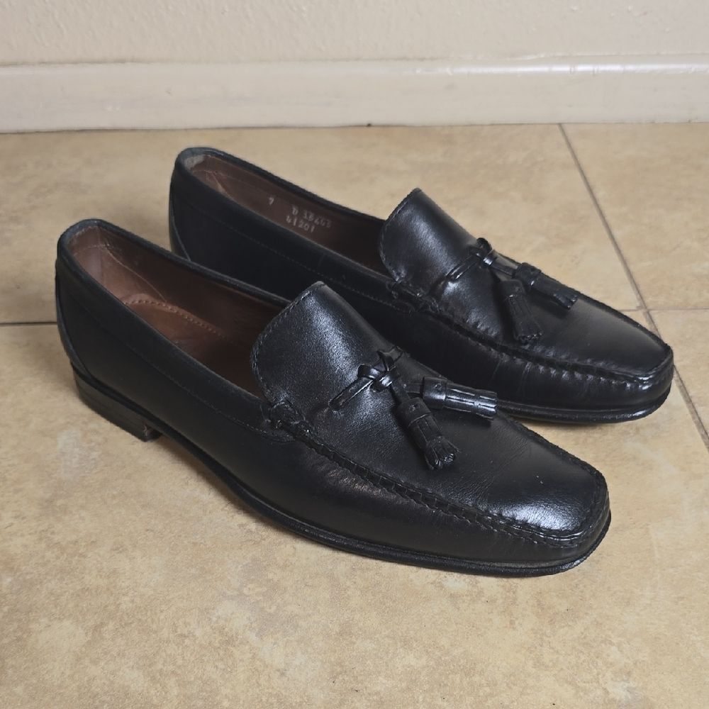 Allen Edmonds Classic Black Tassel Slip-Ons